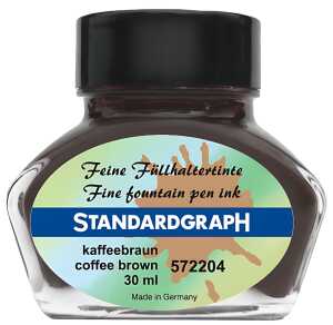 Standardgraph Tinte 30 ml kaffeebraun 1 Stück