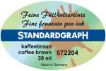 Standardgraph Tinte 30 ml kaffeebraun 1 Stück