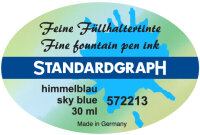 STDGRAPH Tinte 30 ml himmelblau 1 Stück