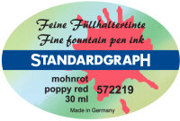 STDGRAPH Tinte 30 ml mohnrot 1 Stück