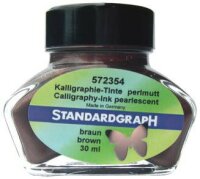 STDGRAPH Tinte perlmutt braun 30 ml 1 Stück