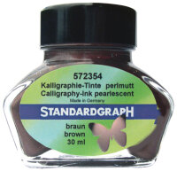 STDGRAPH Tinte perlmutt braun 30 ml 1 Stück