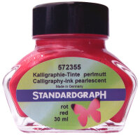 STDGRAPH Tinte perlmutt rot 30 ml 1 Stück