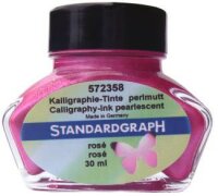 STDGRAPH Tinte perlmutt rosé 30 ml 1 Stück