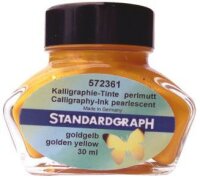 STDGRAPH Tinte perlmutt goldgelb 30 ml 1 Stück