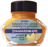 STDGRAPH Tinte perlmutt goldgelb 30 ml 1 Stück