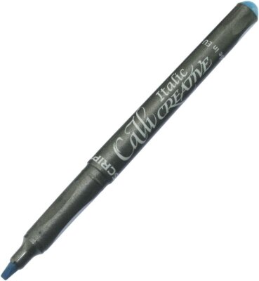 STDGRAPH Creativ Italic Marker Linienbreite medium 24 mm metallic türkis 1 Stück