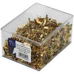 Flachkopfklammern, vermessingt, Länge 16 mm, leichte...