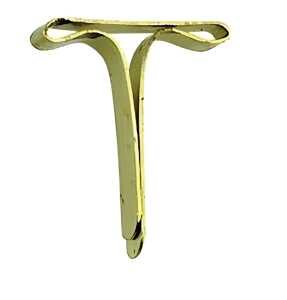 Alco Flachkopfklammer Eisen vermessingt No. 13 50 Stück