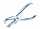 Klammerentferner-Zange, verchromt, für alle Klammergrößen
