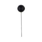 Alco Landkartennadel 16mm Ø5mm schwarz 100 Stück