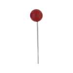 Alco Landkartennadel 16mm Ø5mm rot 100 Stück