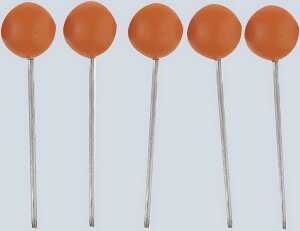 Landkartennadeln, Braun, (L/Ø) 16/5 mm, Dose à 100 Stück