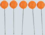 Landkartennadeln, Orange, (L/Ø) 16/5 mm, Dose...