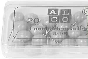 Alco Landkartennadel 16mm Ø5mm ocker 100 Stück