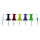 Alco Pinnwandnadel Kunststoff sortiert 12mm 20 ST