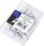 Alco Pinnwandnadel Kunststoff weiß 12mm 100 ST