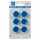 Alco Haftmagnet 7mm Ø 24mm blau 6 Stück