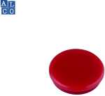 Haftmagnete, rund, Rot, Ø 32 mm, Schachtel...