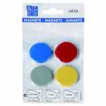 Haftmagnete, rund, bunt gemischt, Ø 32 mm,...