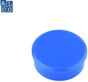 Kraftmagnete, rund, Blau, Ø 38 mm, Schachtel à 10 Stück, Haftkraft min. 2,5 kp