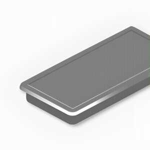 Haftmagnete, eckig, Rot, 23 x 50 mm, Schachtel à 10 Stück, Haftkraft min. 1,0 kp