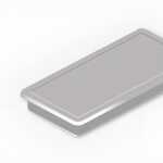 Alco Haftmagnet 23x50x8mm gelb 10 Stück
