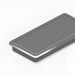 Alco Haftmagnet 23x50x8mm blau 10 Stück
