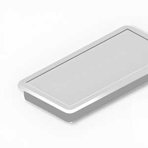 Alco Haftmagnet 23x50x8mm grau 10 Stück