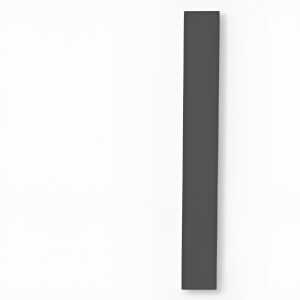 Alco Wandleiste Metall lackiert 5x100cm schwarz