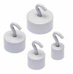 Hakenmagnete, Neodym, Weiß, Ø 25 mm,...