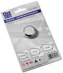 Superkraftmagnete, silberfarben, gebürstet, Ø...