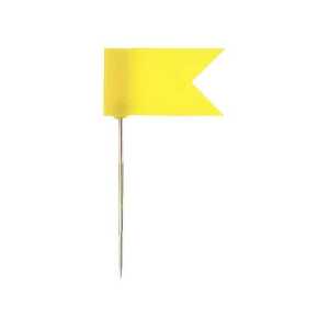 Markierfähnchen, Gelb, Dose à 20 Stück