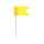 Markierfähnchen, Gelb, Dose à 20 Stück