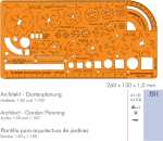 Standardgraph Schablone Architekt-Gartenplanung...