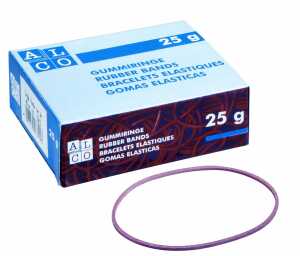 Gummiringe, Rot, Ø 65 mm, Schachtel à 25 g