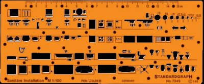 STDGRAPH Sanitäre Installation I 1:100 1 Stück
