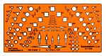 Planzeichenschablone STANDARDGRAPH 7358