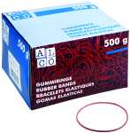 Alco Gummiband Naturkautschuk 5x100mm rot 500g