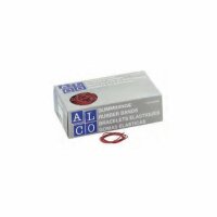 Alco Gummibänder, Rot, 130 x 4 mm, Schachtel...