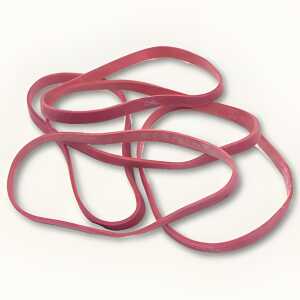 Gummibänder, Rot, 200 x 17 mm, Schachtel à 1,0 kg