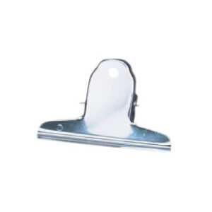 Briefklemmer, Metall, vernickelt, 75 mm, Schachtel à 10 Stück