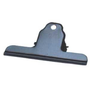 Briefklemmer, Metall, Schwarz, 100 mm, Schachtel à 10 Stück