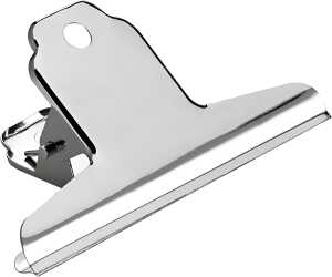 Alco Briefklemmer Metall fabig lackiert 100mm vernickelt 10 Stück