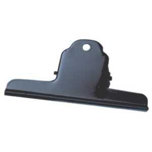 Briefklemmer, Metall, Schwarz, 120 mm, Schachtel à 10 Stück
