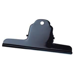 Alco Briefklemmer Metall fabig lackiert 150mm schwarz 10 Stück