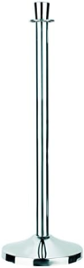 Seilständer, verchromt, ohne Kordel je 1 x 8021, 8022, 8041, (H/Ø) ca. 95/32 cm, ca. 12,5kg