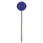 Alco Landkartennadel 16mm Ø8mm blau 20 Stück