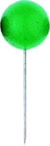 Landkartennadeln, Hellgrün, Ø 8 x 16 mm, Dose à 20 Stück