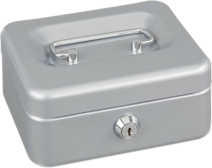 Alco Geldkassette Stahlblech 152x119xx76mm silber